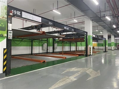Puzzle-Lift-Parkplatz