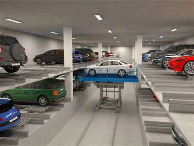 Klemme-Typ Aisle Stacking Automatisiertes Parksystem